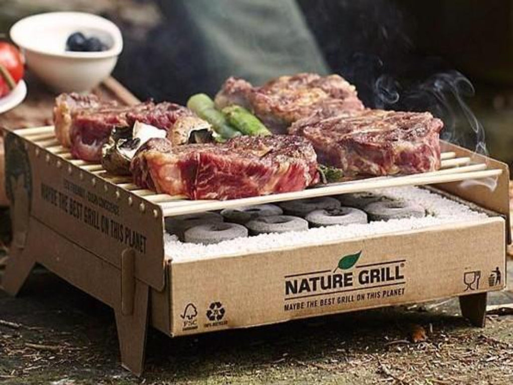 ECO FRIENDLY BIODEGRADABLE GRILL - CASUSGRILL - Outdoor cooking - High Achievers 2.0