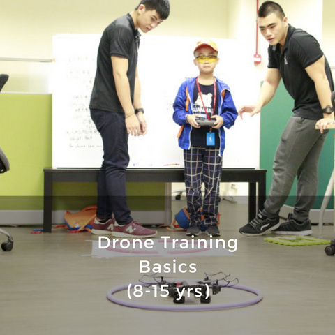 basic drone training at Sentosa