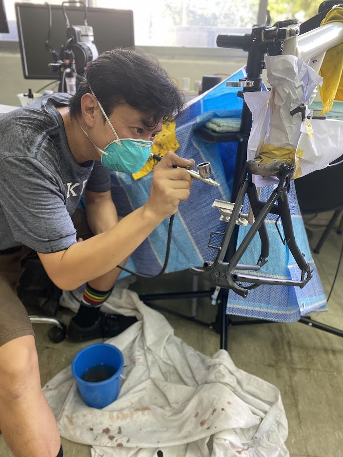 Brompton Touch Up Paint Work ( Air Spray ) 1K Paint