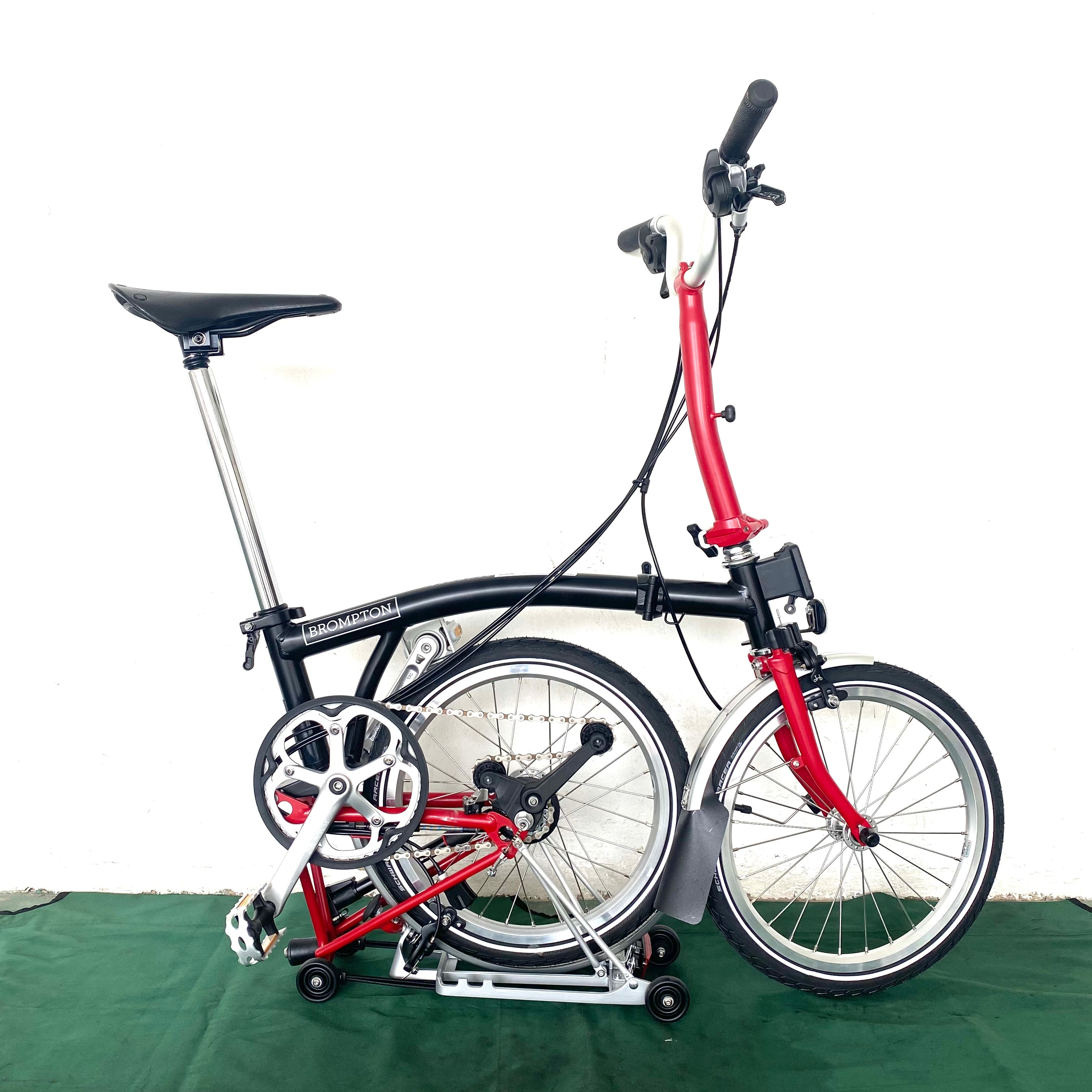 Bike Brompton Black Edition Red Brompton M6R Black/Red High Achievers