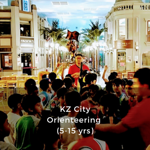 orienteering skills in Kidzania City Sentosa
