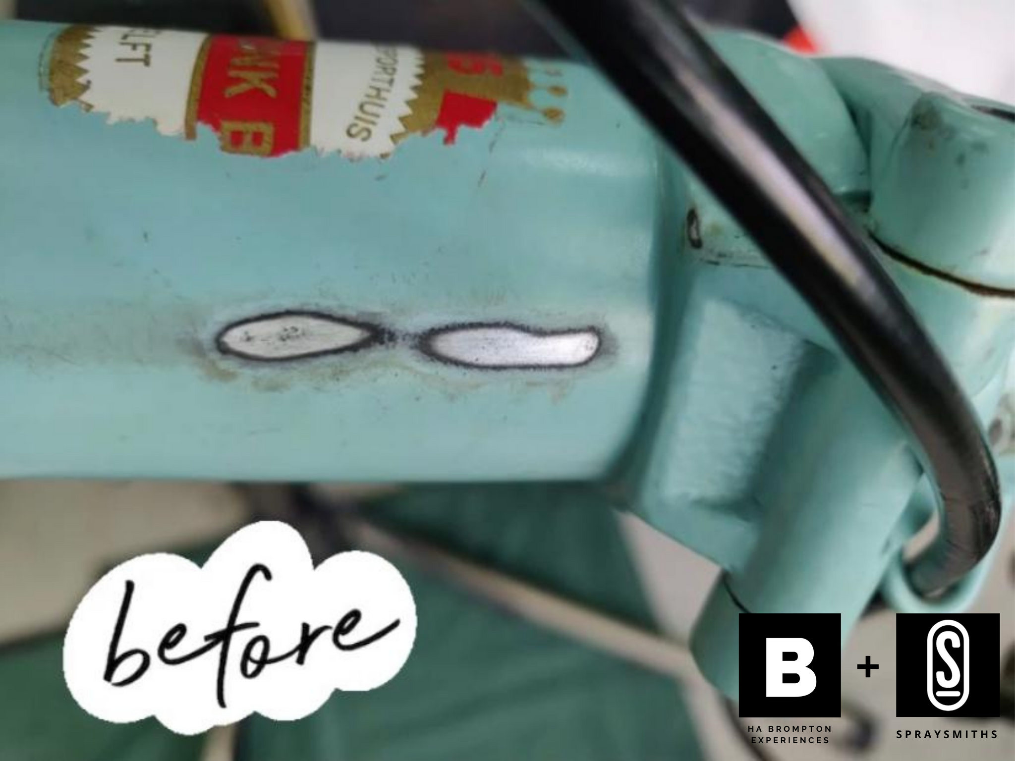 Bianchi touch up paint shop