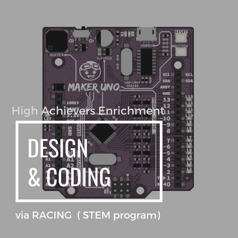 Design & Coding ( Electric Mini 4WD Racing ) - High Achievers 2.0