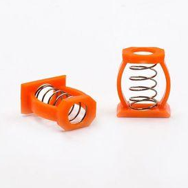 BOOK hinge clamp stabilized spring