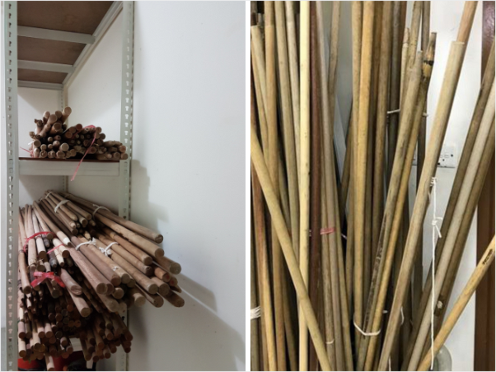 Tent Pitching Wooden Poles RENTAL - High Achievers 2.0