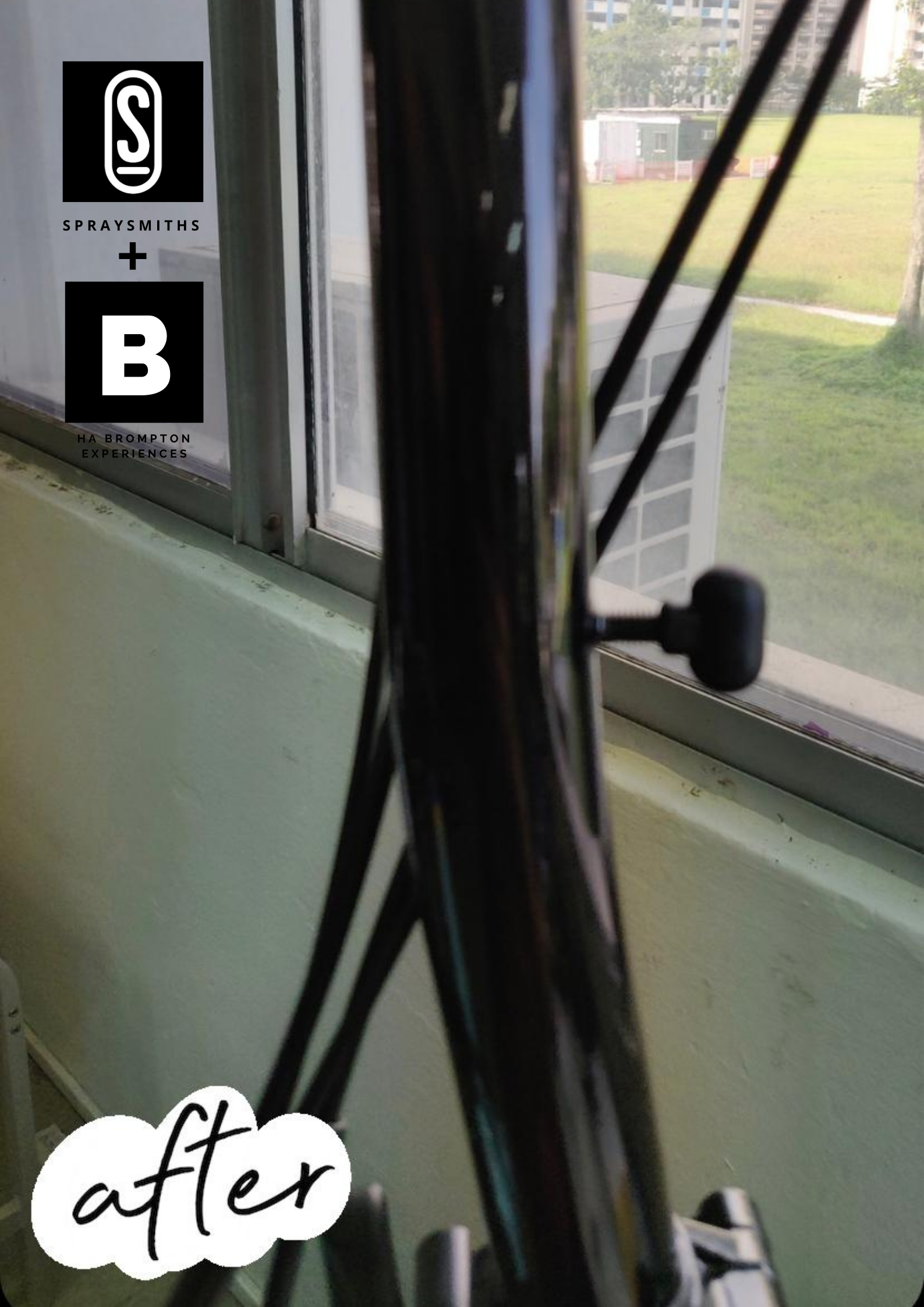 Brompton Touch Up Paint Work Air Spray 1K Paint