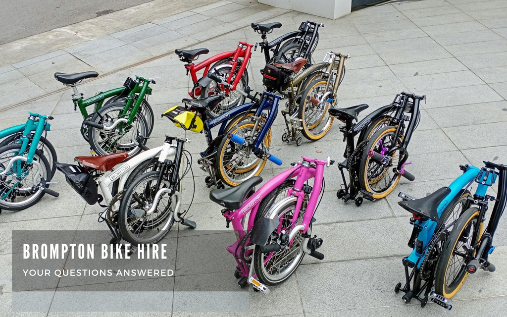 Brompton bike hot sale hire cost