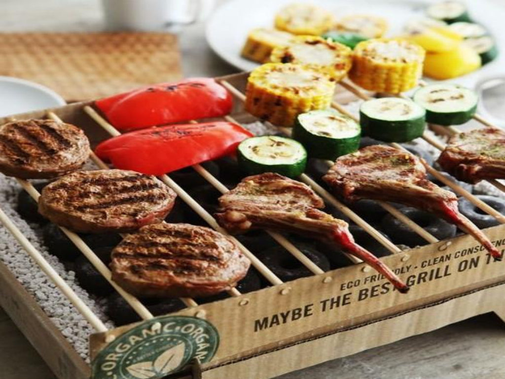 ECO FRIENDLY BIODEGRADABLE GRILL - CASUSGRILL - Outdoor cooking - High Achievers 2.0