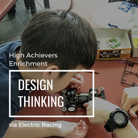 Design thinking via racing
